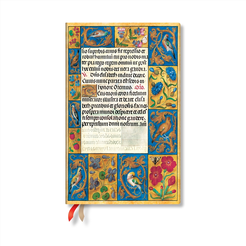 Spinola Hours (Ancient Illumination) Maxi 12-month Horizontal Hardback Dayplanner 2025 (Elastic Band/Product Detail/Stationery