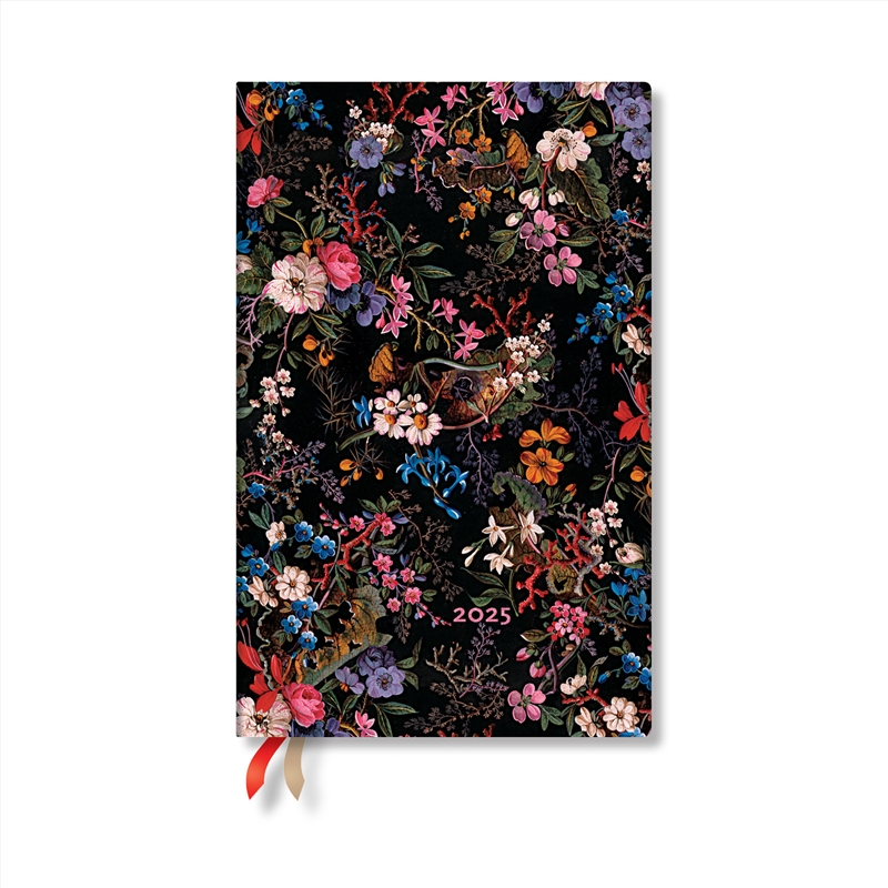 Floralia (William Kilburn) Maxi 12-month Vertical Hardback Dayplanner 2025 (Elastic Band Closure)/Product Detail/Stationery