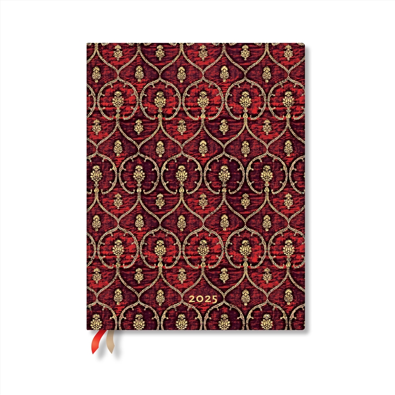 Red Velvet Ultra 12-month Vertical Softcover Flexi Dayplanner 2025 (Elastic Band Closure)/Product Detail/Stationery