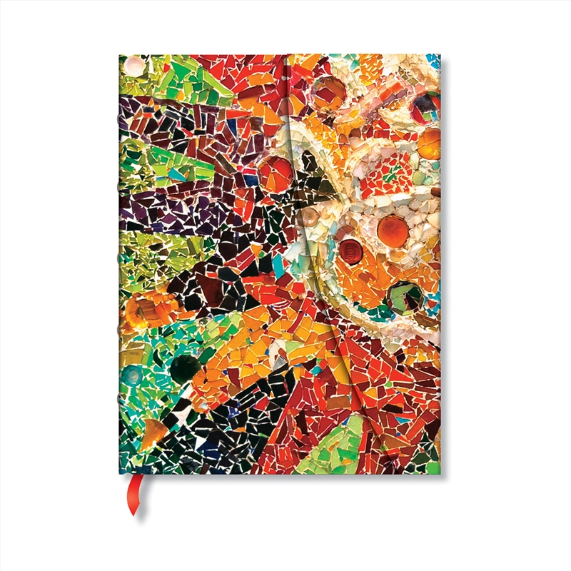 Gaudi s Sun (Gaudi s Mosaics) Mini Lined Hardback Journal (Wrap Closure)/Product Detail/Stationery