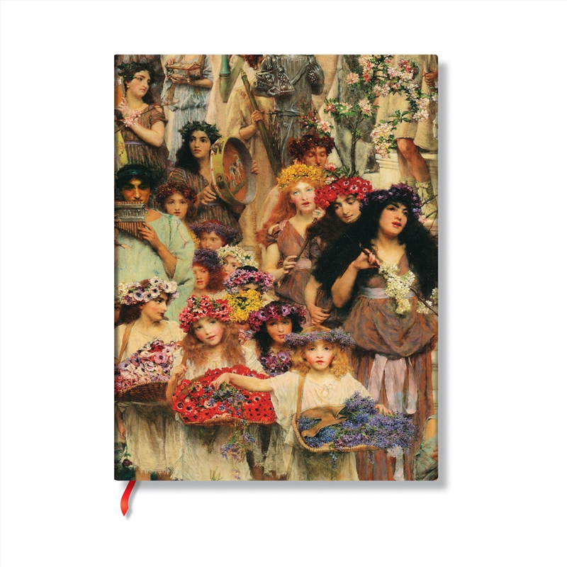 Spring (Lawrence Alma-Tadema) Ultra Lined Hardback Journal (Elastic Band Closure)/Product Detail/Stationery