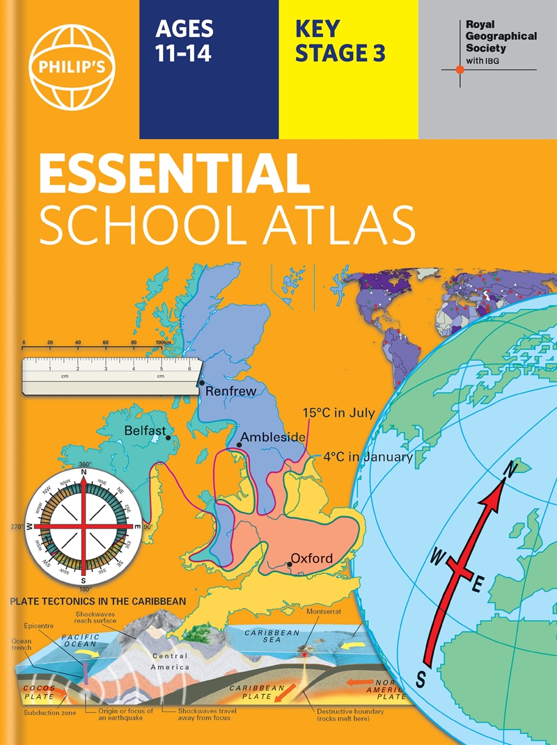 Philip's Essential School Atlas/Product Detail/Geography