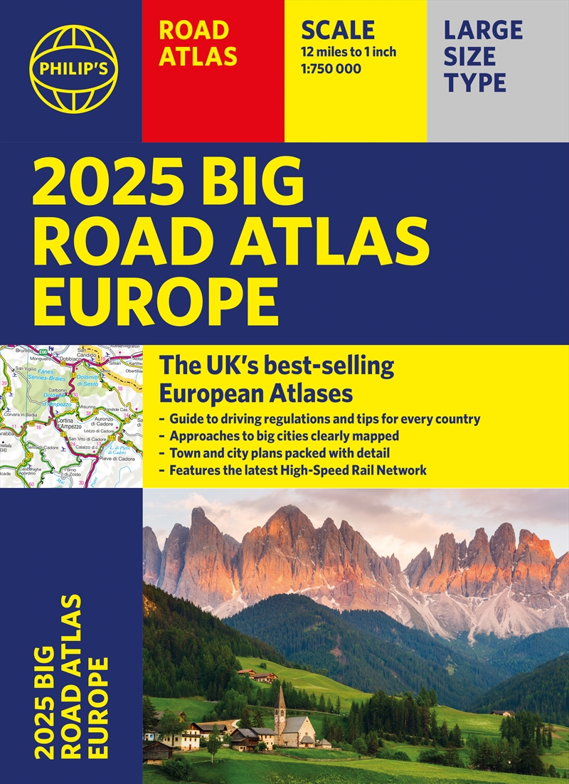 Philip's Big Road Atlas of Europe/Product Detail/Geography