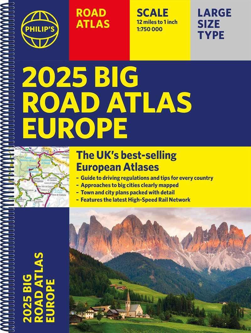 Philip's Big Road Atlas of Europe/Product Detail/Geography