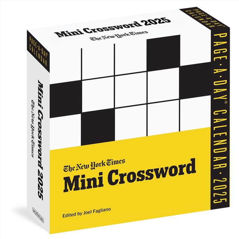 The New York Times Mini Crossword Page-A-Day Calendar 2025/Product Detail/Adults Activity Books