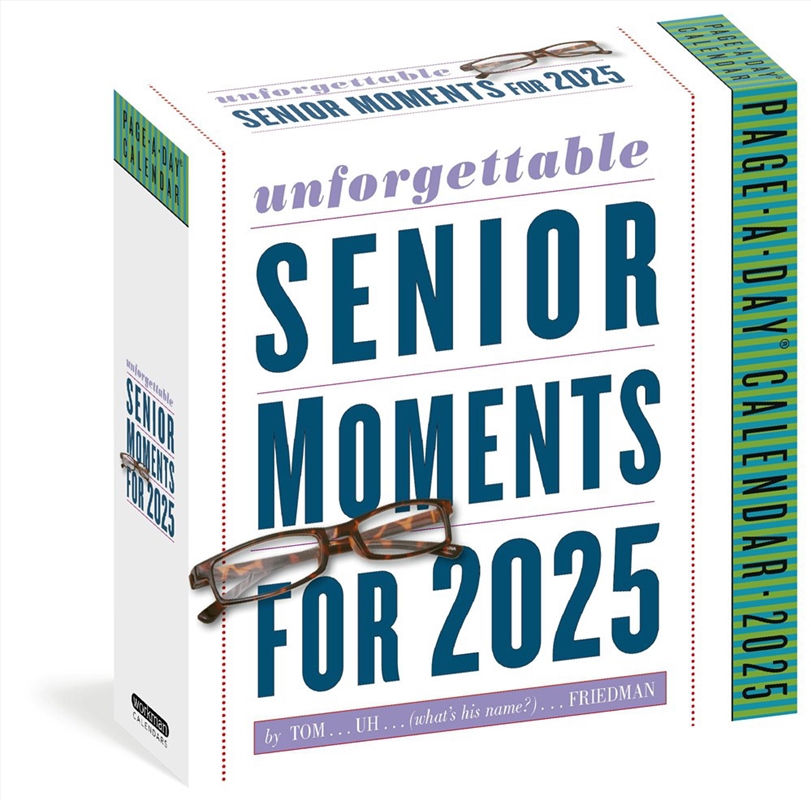 Unforgettable Senior Moments Page-A-Day  Calendar 2025/Product Detail/Comedy