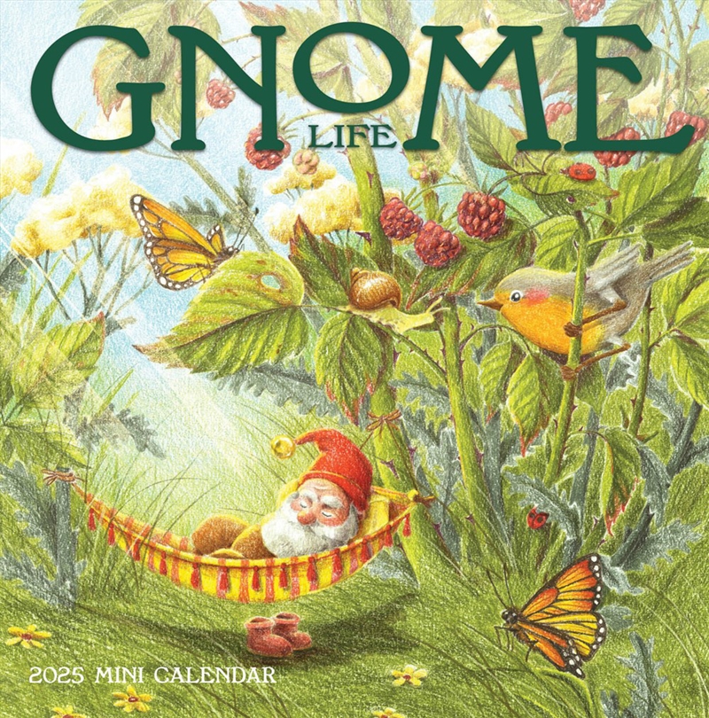 Gnome Life Mini Wall Calendar 2025/Product Detail/Calendars & Diaries