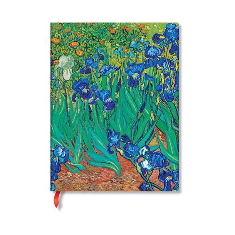 Van Gogh s Irises Mini Unlined Hardback Journal (Elastic Band Closure)/Product Detail/Stationery