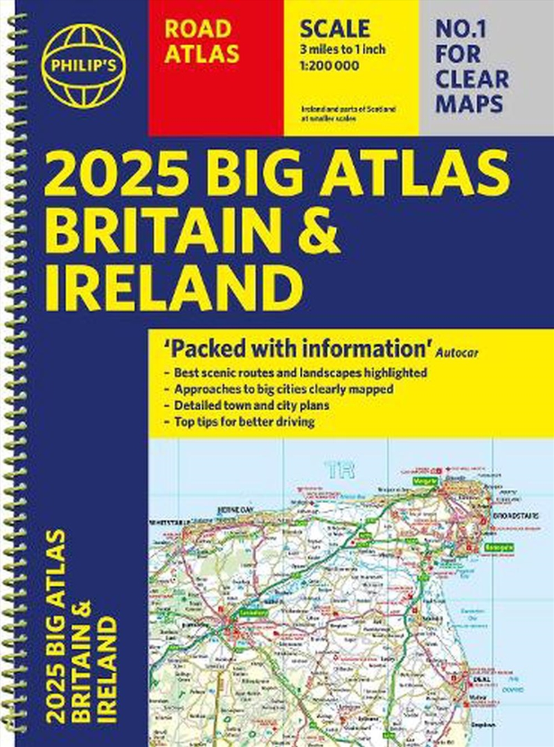 Philip's Big Road Atlas of Britain and Ireland/Product Detail/Geography