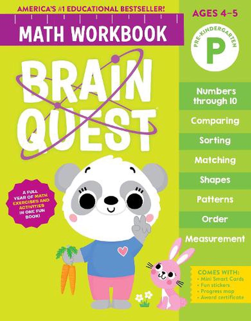 Brain Quest Math Workbook: Pre-Kindergarten/Product Detail/Children