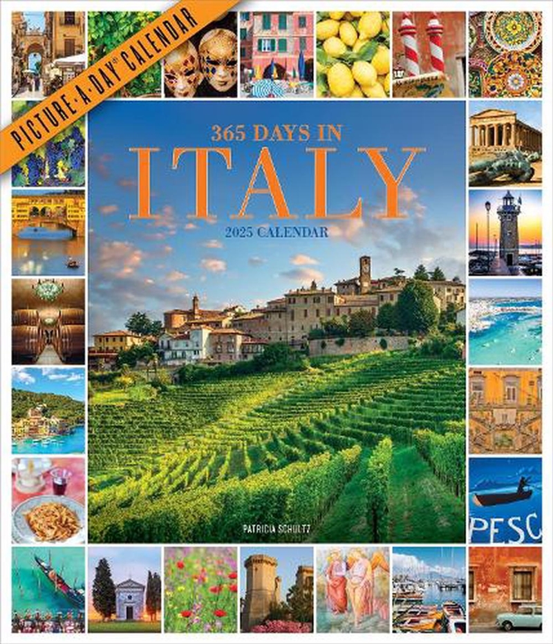 365 Days in Italy Picture-A-Day  Wall Calendar 2025/Product Detail/Travel & Holidays