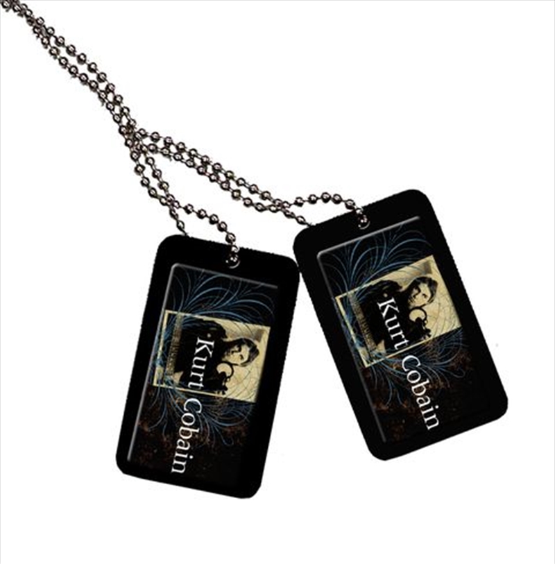 Kurt Cobain - Dogtag - Dark with blue swirls/Product Detail/Accessories