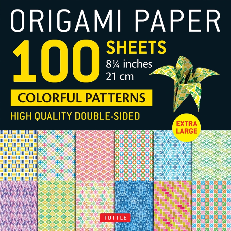 Origami Paper 100 sheets Colorful Patterns 8 1/4" (21 cm)/Product Detail/Reading