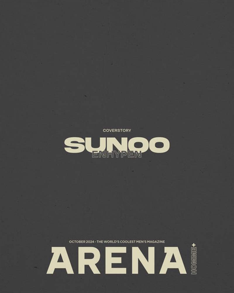 Arena Homme 2024.10 [G] (Cover : Enhypen Sunoo)/Product Detail/KPOP Merch