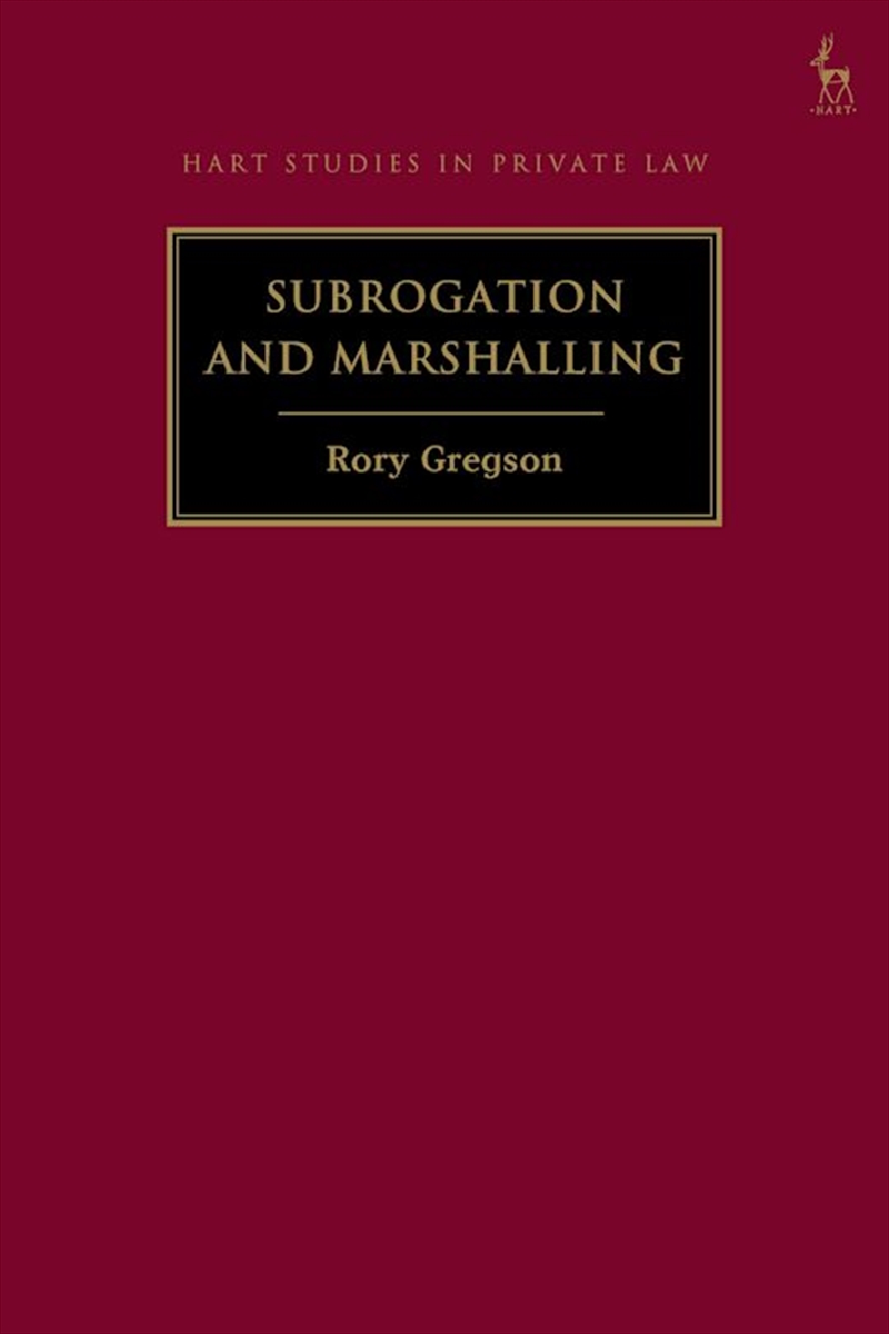 Subrogation and Marshalling/Product Detail/Reading