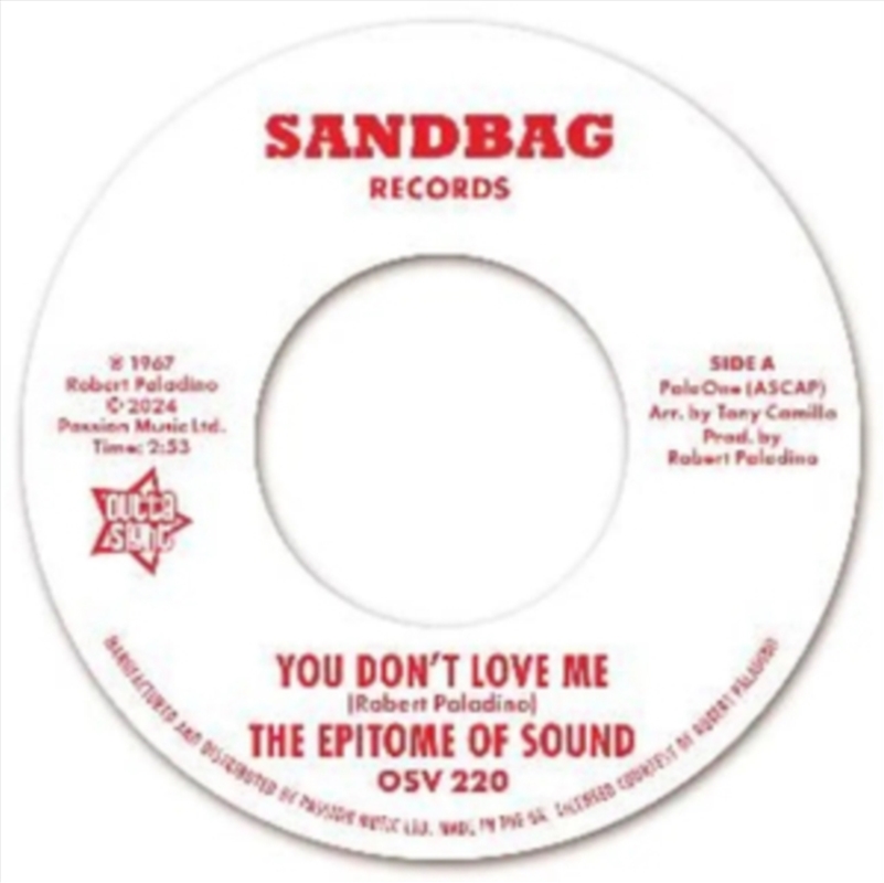 You Don'T Love Me / Where Were You/Product Detail/R&B