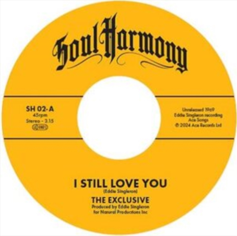 I Still Love You / This Is Your Last Chance/Product Detail/R&B