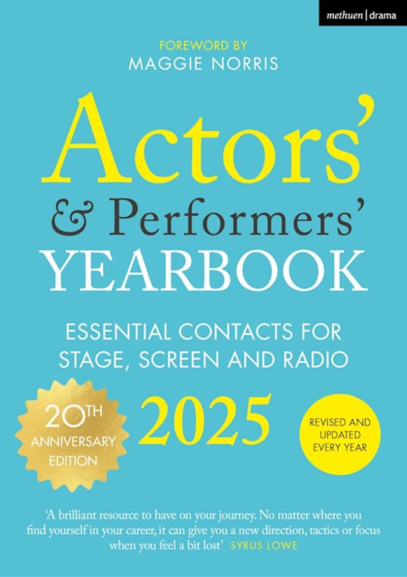 Actors' and Performers' Yearbook 2025/Product Detail/Arts & Entertainment