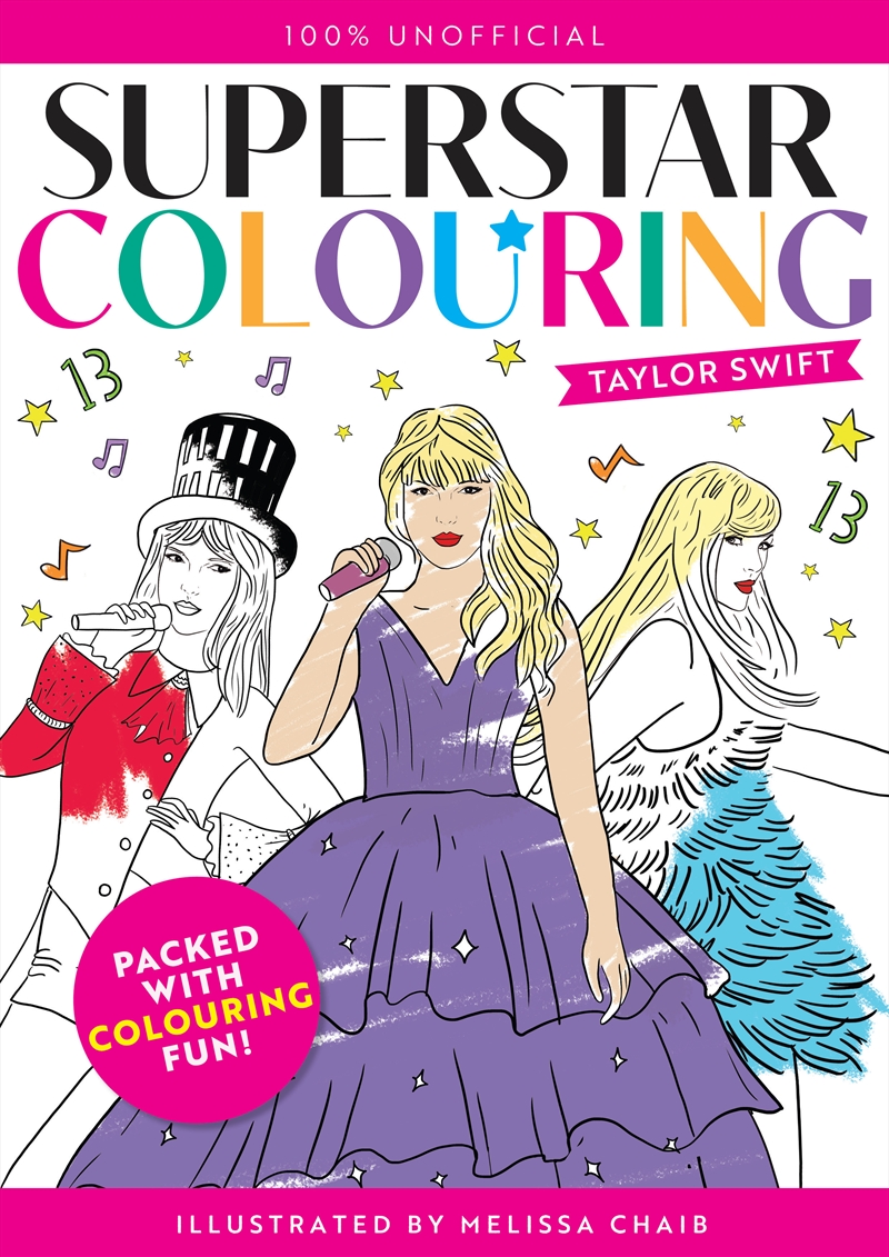 Superstar Colouring: Taylor Swift/Product Detail/Kids Activity Books