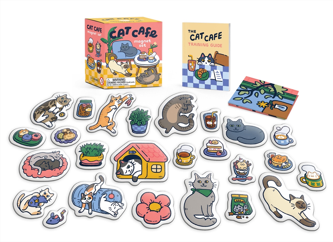 Cat Cafe Magnet Set/Product Detail/Animals & Nature