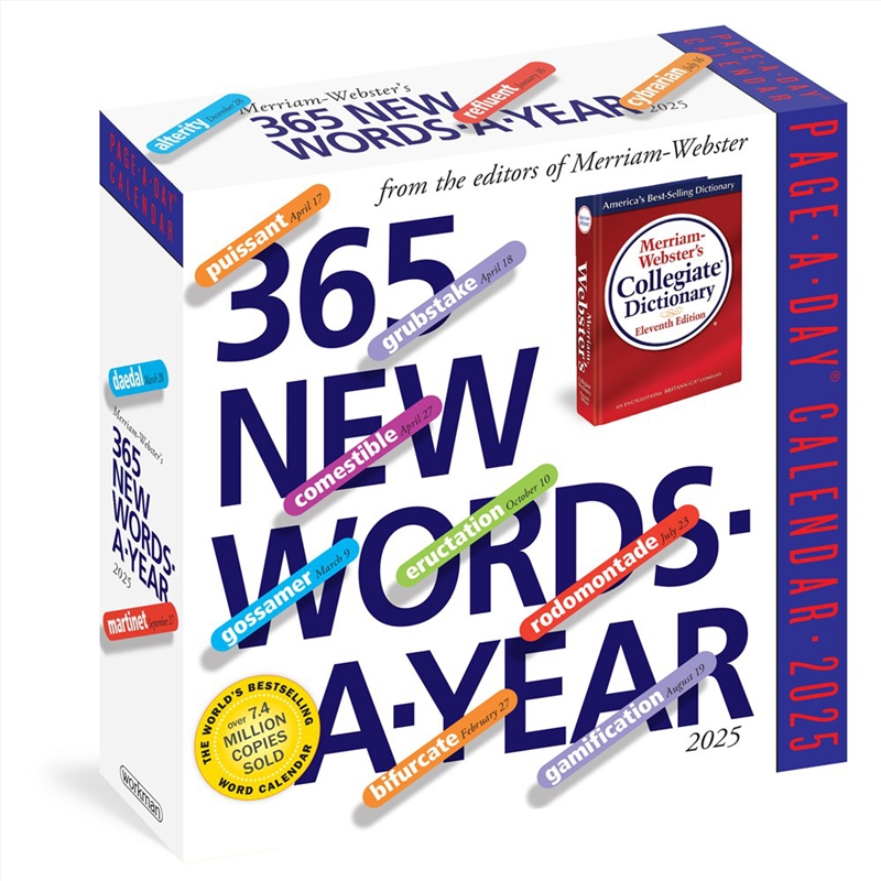 365 New Words-A-Year Page-A-Day  Calendar 2025/Product Detail/Adults Activity Books