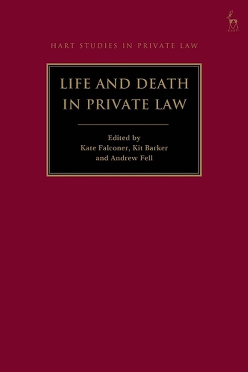 Life and Death in Private Law/Product Detail/Reading