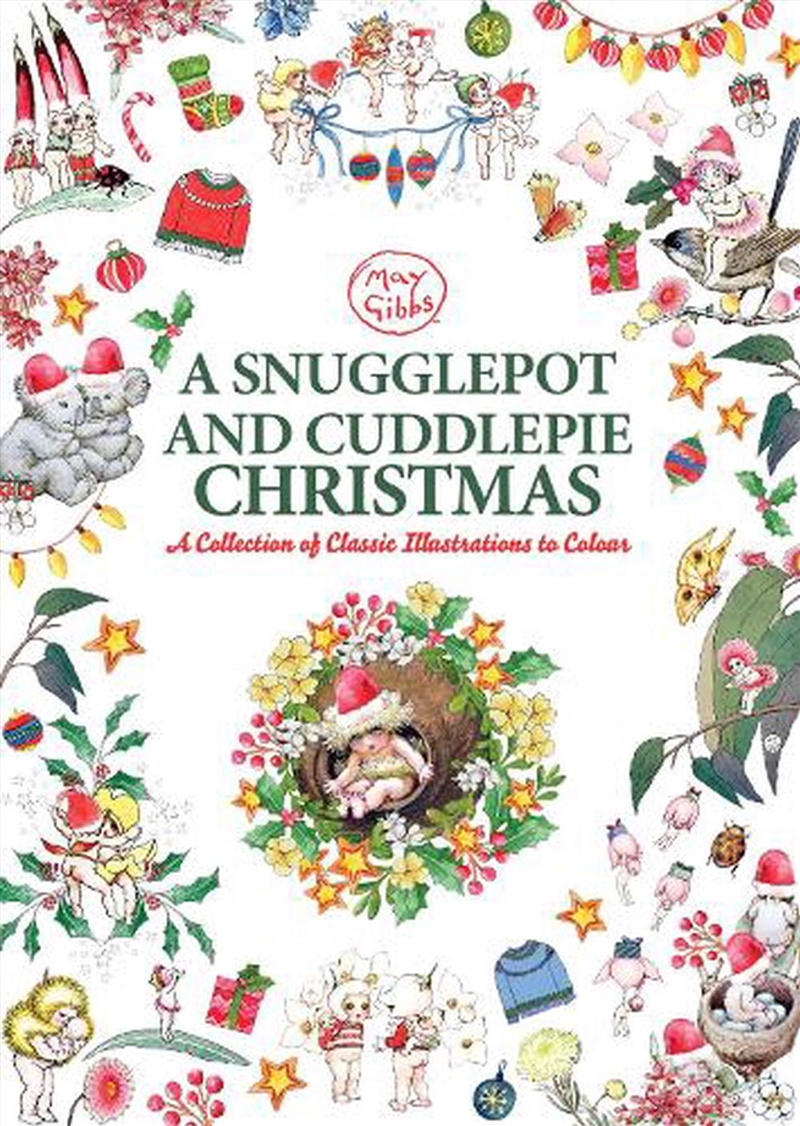 A Snugglepot and Cuddlepie Christmas Adult Colouring Book (May Gibbs)/Product Detail/Adults Colouring