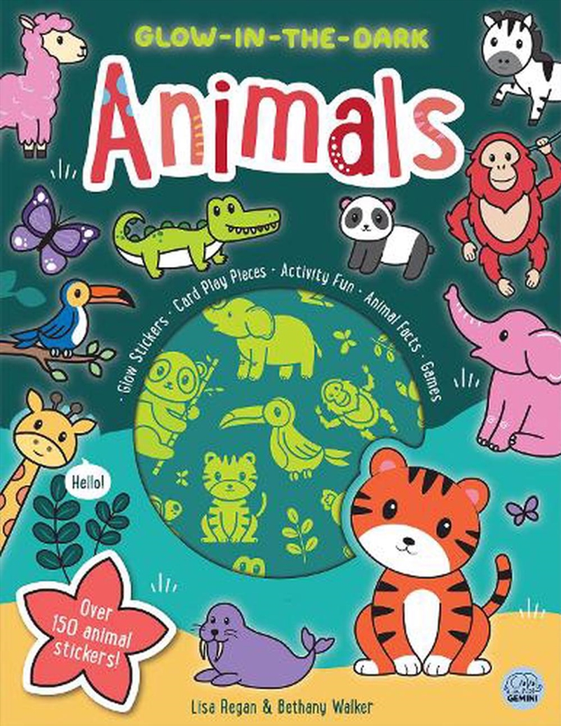 Glow-in-the-Dark Animals Sticker Activity/Product Detail/Kids Activity Books