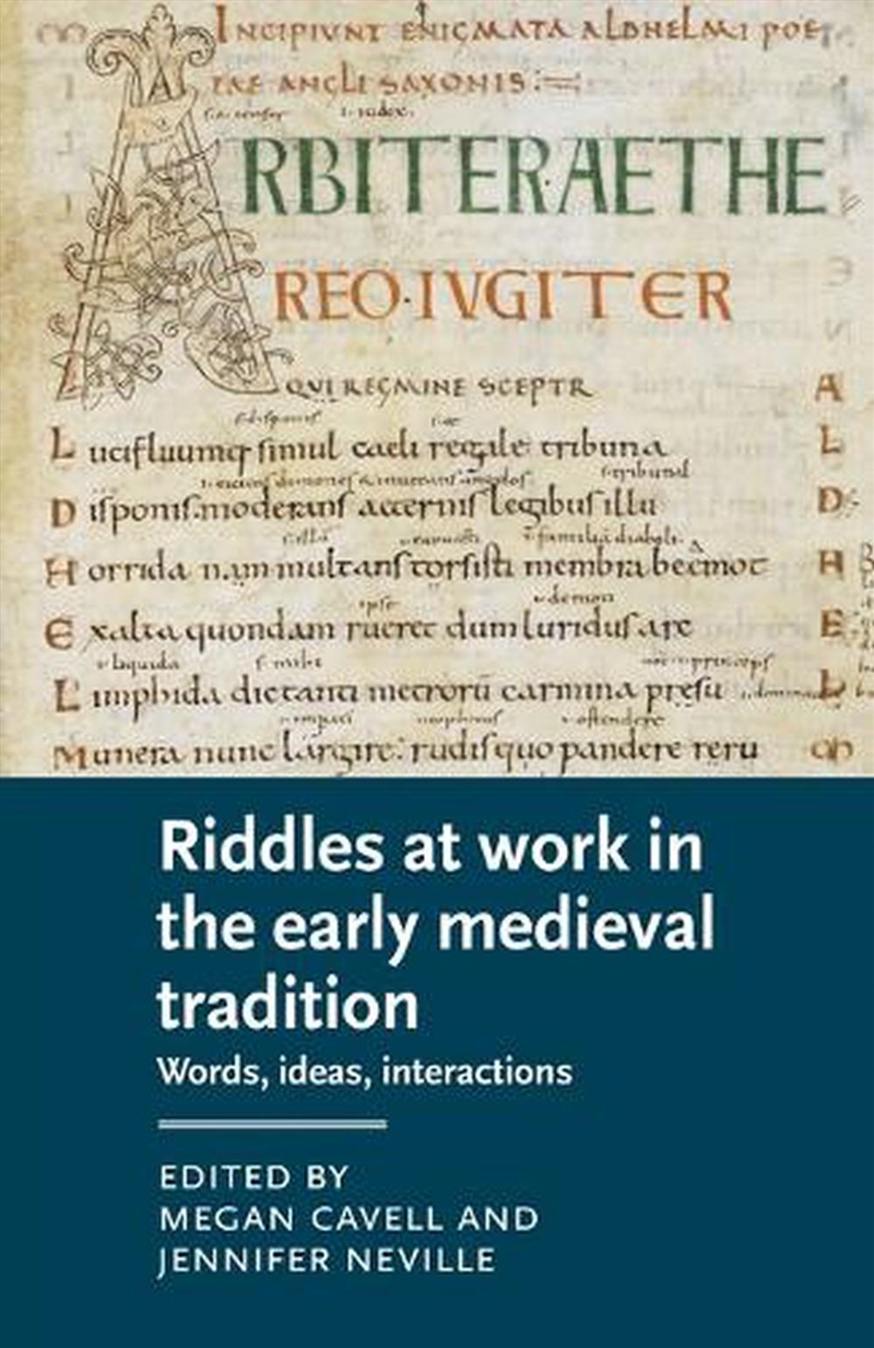 Riddles at work in the early medieval tradition/Product Detail/Literature & Poetry