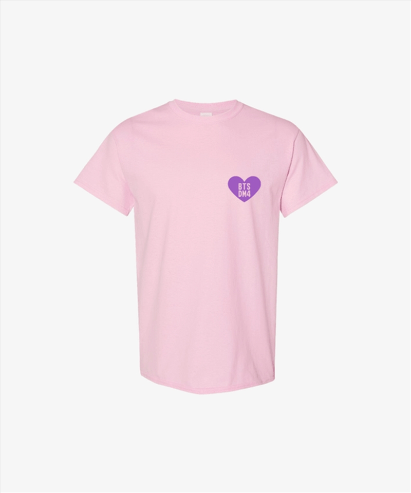 Bts - Bts X Dm4 Official MD Heart & Outline Group T-Shirt M/Product Detail/KPOP Merch