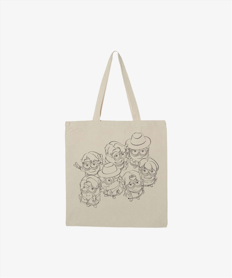 Bts - Bts X Dm4 Official MD Outline Group Tote Bag/Product Detail/KPOP Merch