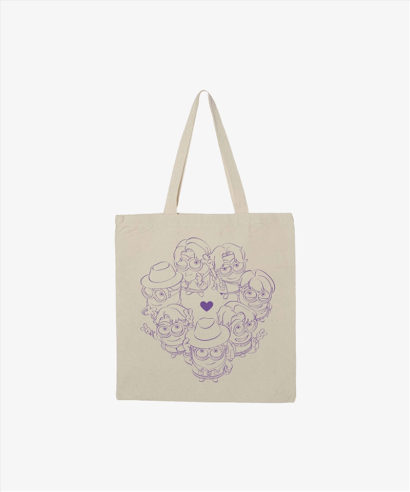 Bts - Bts X Dm4 Official MD Group Heart Tote Bag/Product Detail/KPOP Merch