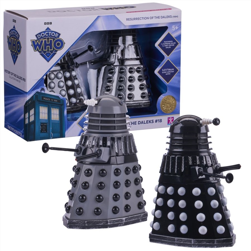 Doctor Who - History of the Daleks #18 "Resurrection of the Daleks" Collector Figure Set/Product Detail/Figurines