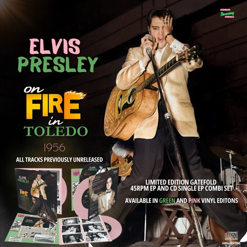 On Fire In Toledo - 1956 (Pink Vinyl + CD)/Product Detail/Rock/Pop