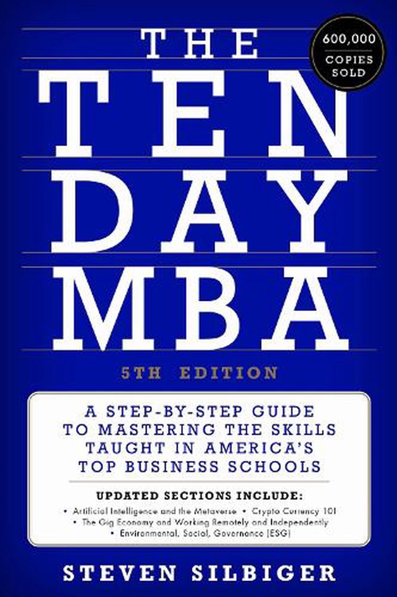 Ten-Day Mba 5Th Ed/Product Detail/Business Leadership & Management