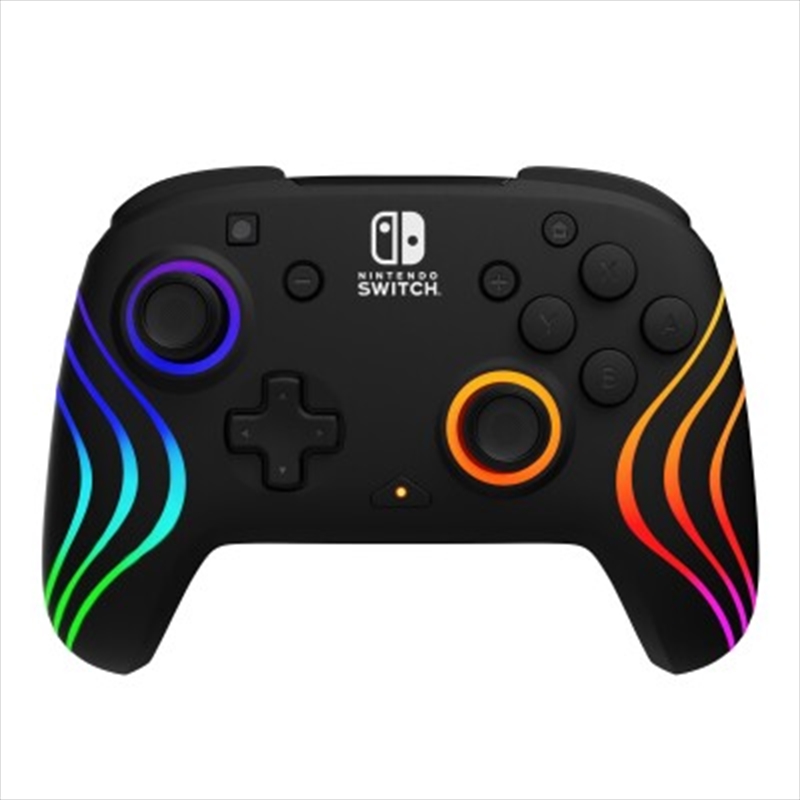 PDP Switch Afterglow Wave Wireless Plus Controller Black/Product Detail/Consoles & Accessories