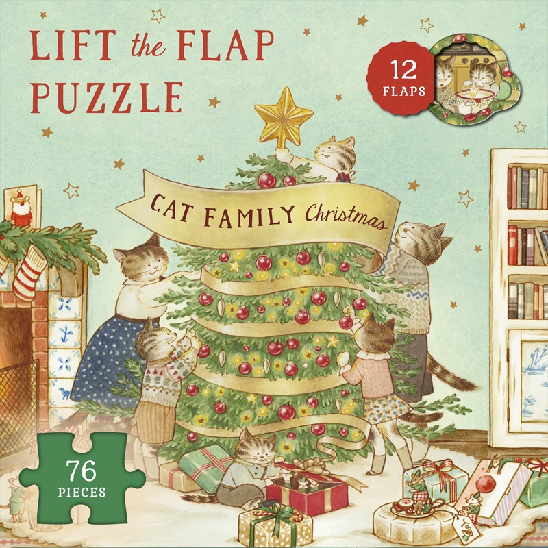 Cat Family Christmas (Puzzle)/Product Detail/Calendars & Diaries