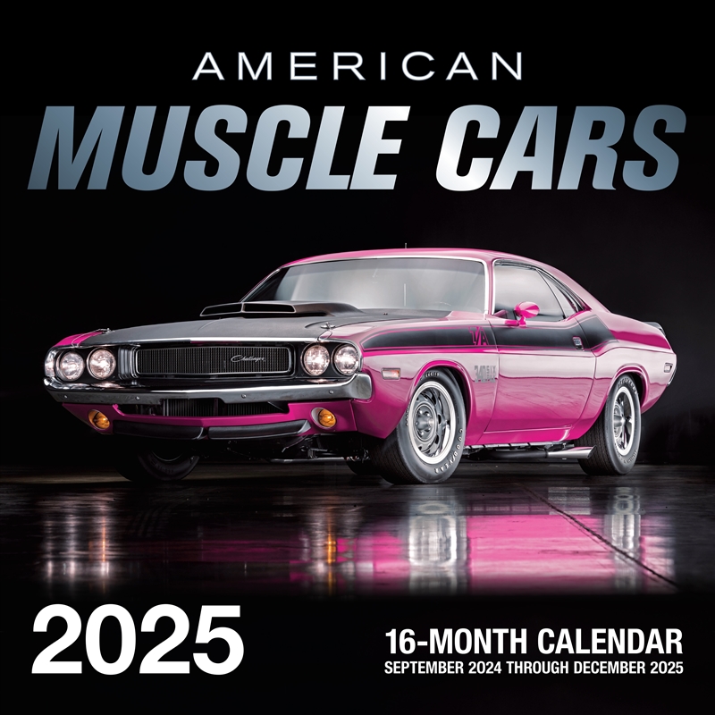 American Muscle Cars 2025/Product Detail/Calendars & Diaries