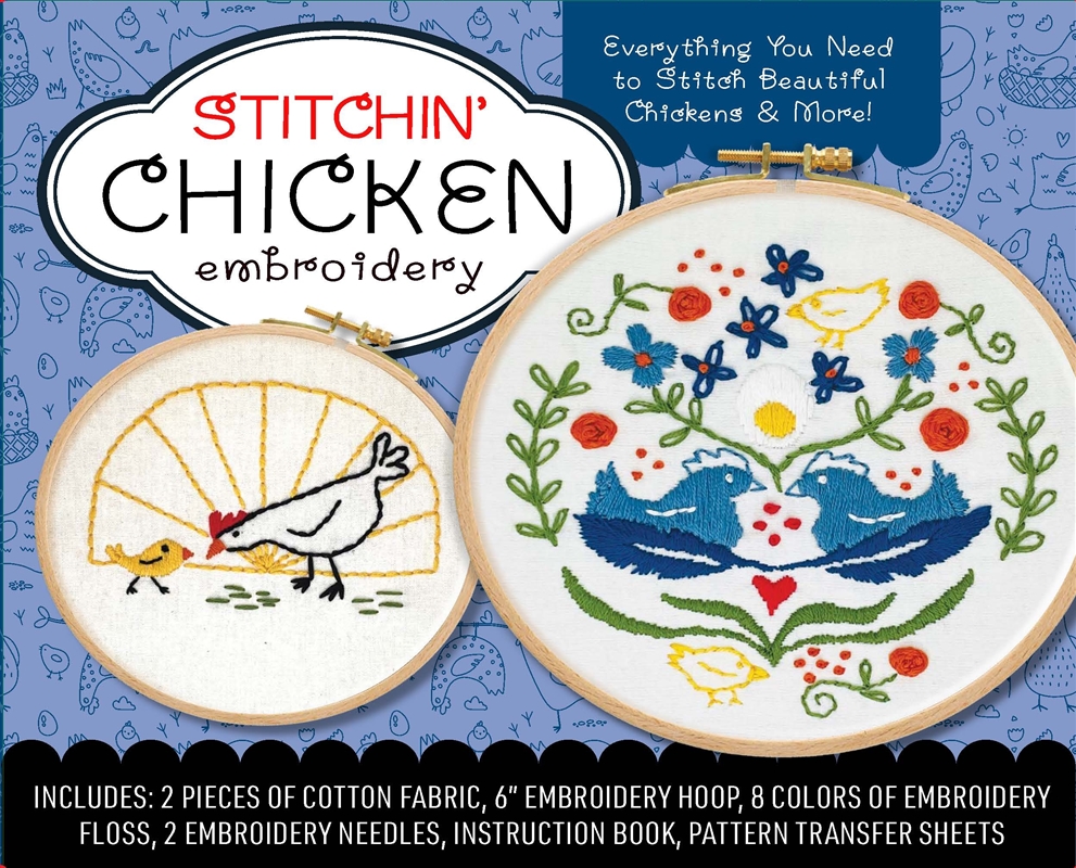 Stitchin Chicken Embroidery Kit/Product Detail/Crafts & Handiwork