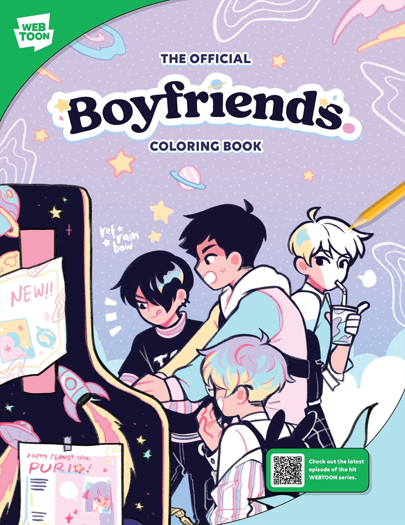 The Official Boyfriends Coloring Book (WebToon)/Product Detail/Adults Colouring