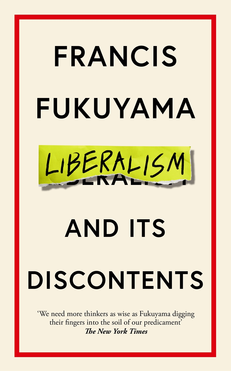 Liberalism and Its Discontents/Product Detail/Politics & Government