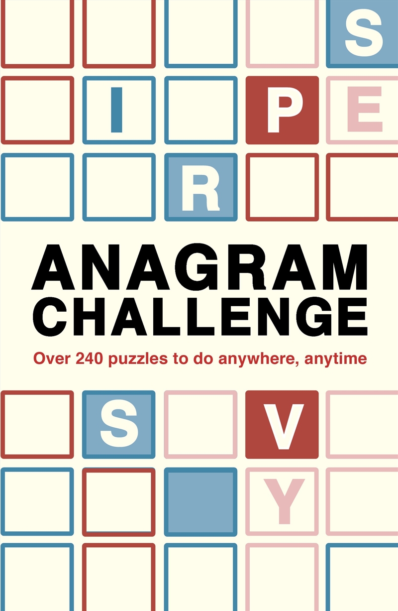 Anagram Challenge/Product Detail/Adults Activity Books