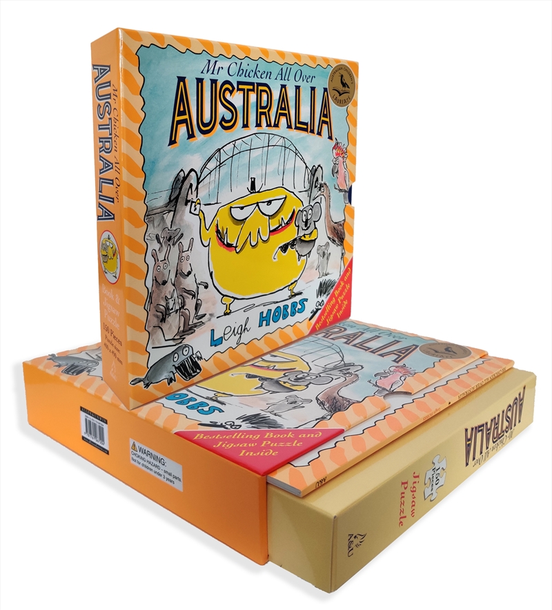 Mr Chicken All Over Australia Book and Jigsaw Puzzle/Product Detail/Kids Activity Books