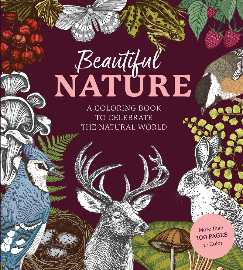 Beautiful Nature Coloring Book/Product Detail/Adults Colouring