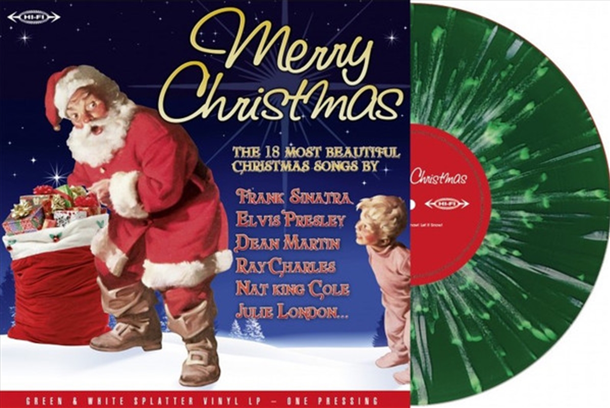 Merry Christmas - Splatter Translucent Green/White Vinyl/Product Detail/Christmas