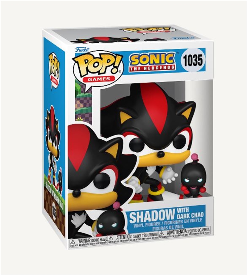 Sonic - Shadow w/Dark Chao Pop!/Product Detail/Standard Pop Vinyl