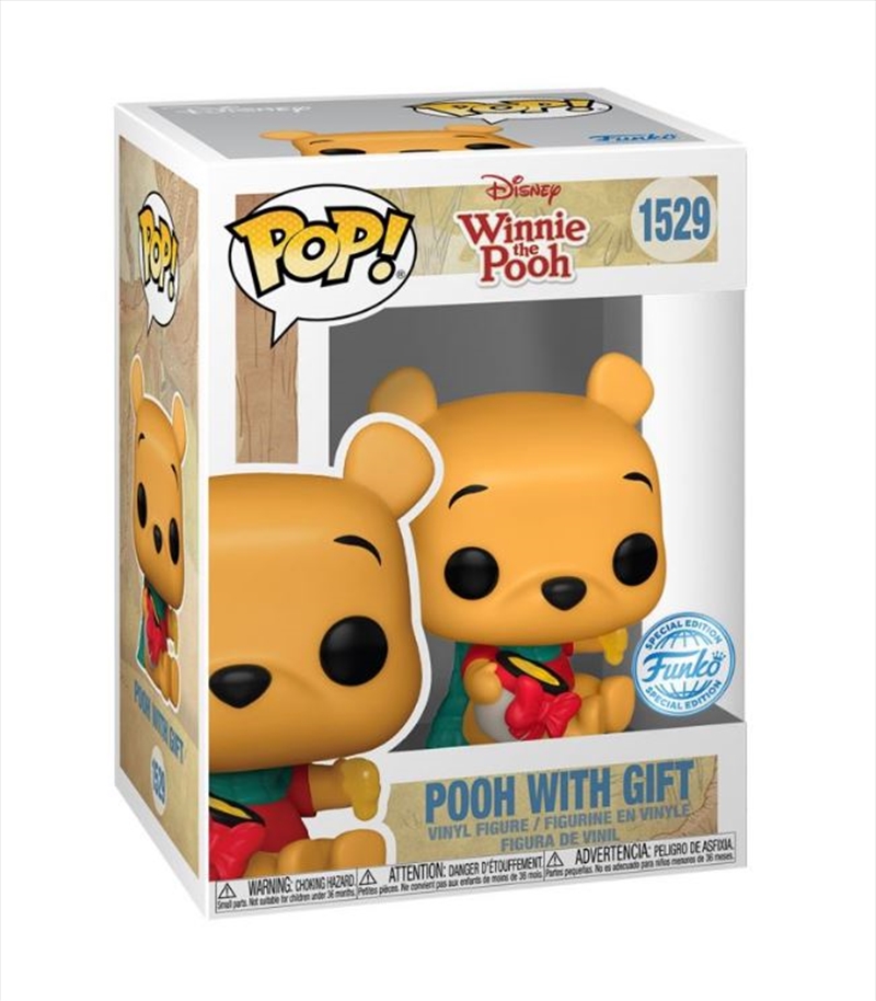 Winnie the Pooh - Pooh with gift US Exclusive Pop! Vinyl [RS]/Product Detail/Standard Pop Vinyl