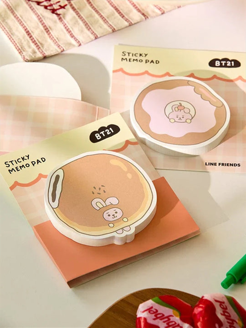 Bt21 - Baby Bakery Shop Md Sticky Memo Notepads Cooky/Product Detail/KPOP Merch