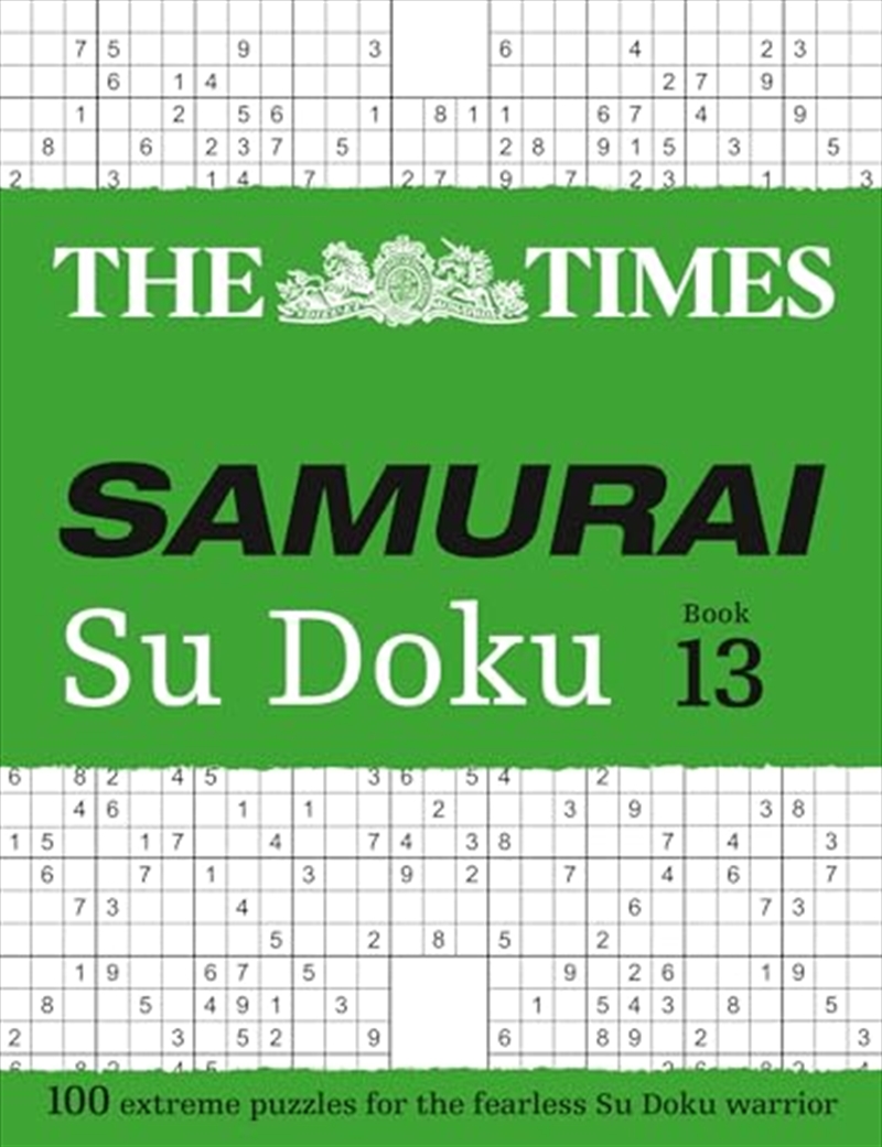 Times Samurai Su Doku 13/Product Detail/Adults Activity Books