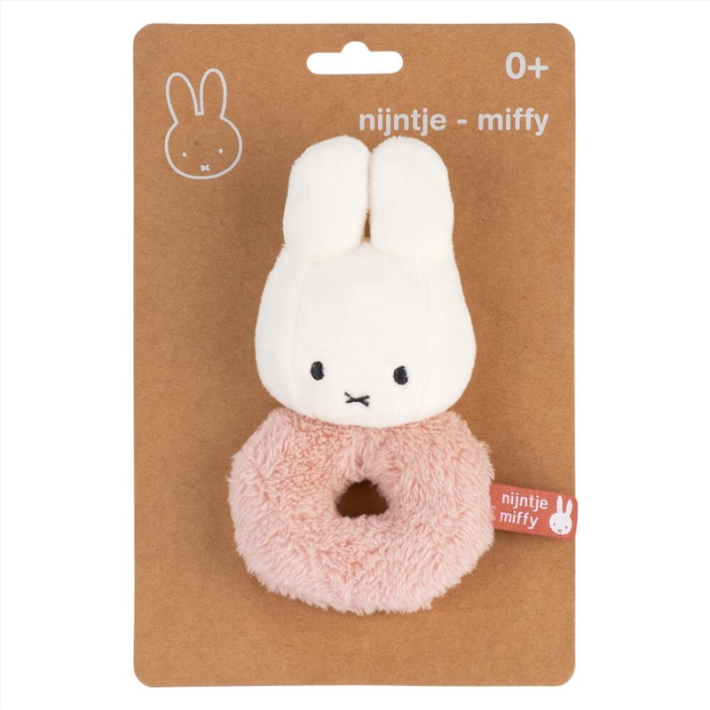 Miffy Fluffy Ring Rattle Pink/Product Detail/Toys